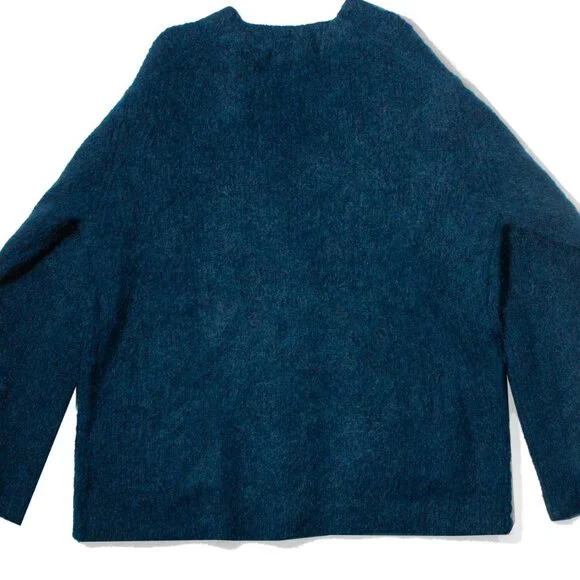 Sayaka Davis Mohair Cardigan in Midnight Blue - Picture 3 of 3